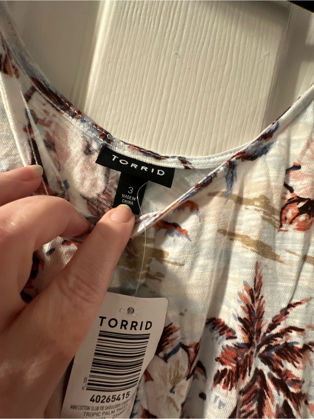 Torrid NWT mini swim cover up. Tie straps. - Picture 5 of 12
